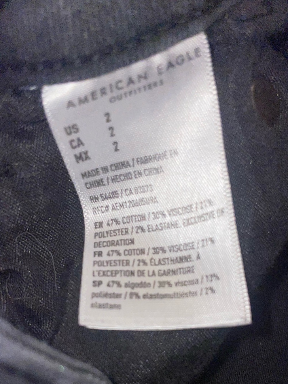 American Eagle Outfitters Next Level Stretch Distressed High-Rise Jean Shorts - Picture 2 of 10